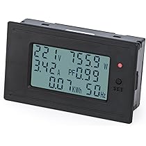 Amazon | DROK デジタル電圧計電流計 AC 85-265V 20A 4400W